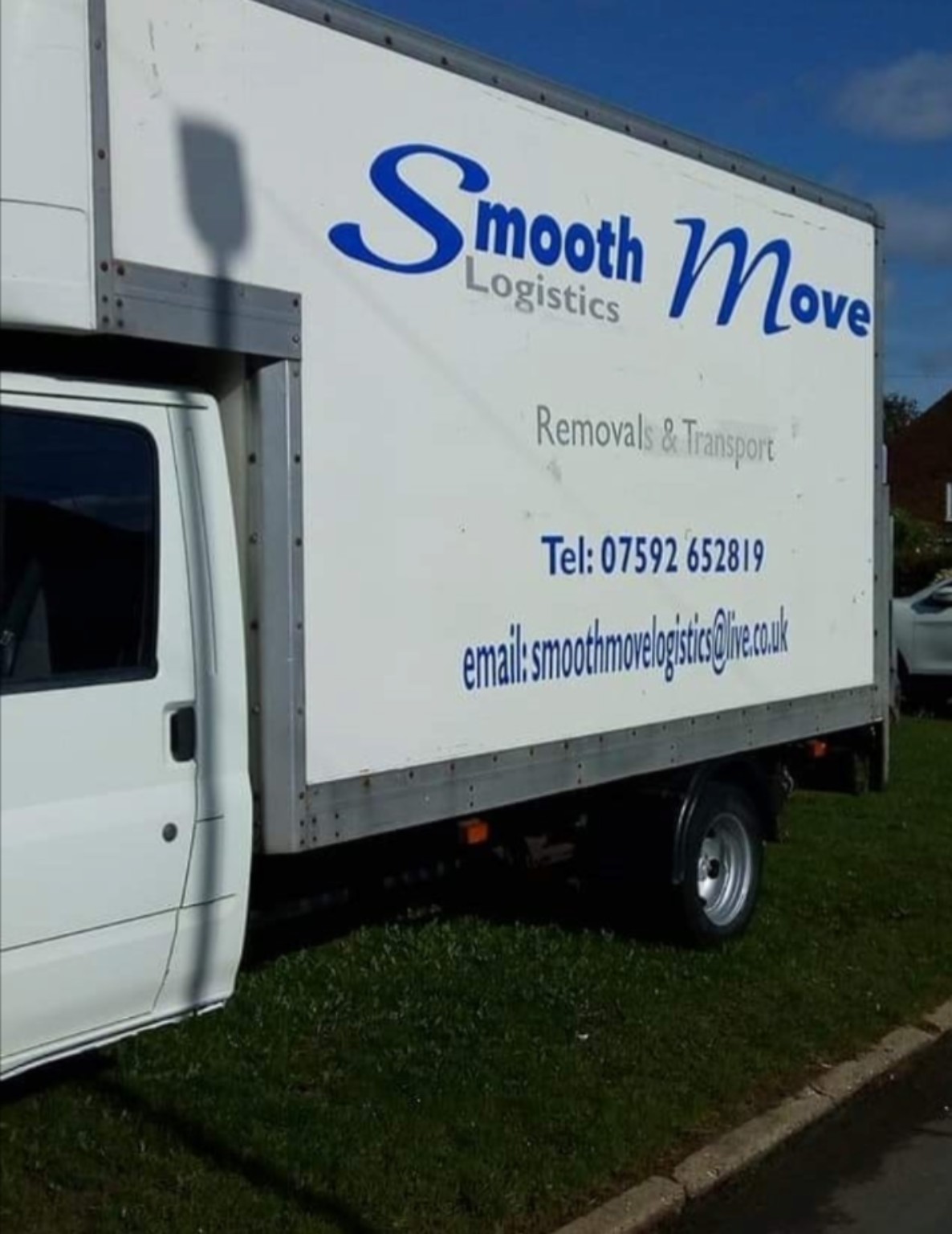 Smooth Move Logistics commercial vehicle signage